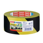 Fita Adesiva PP Sinalização Amarelo / Preto 50mmx66mts 1un