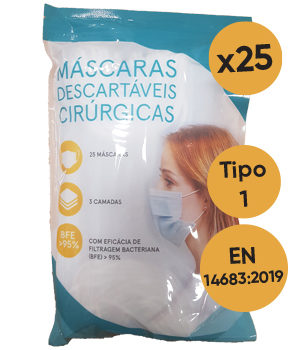 Mascara Descartável 10x25U