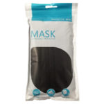 Máscara Descartável 3 Camadas Preta Blister 5x10un