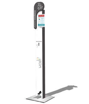 Ponto Higiénico Dispensador Pedal Desinfetante 1un