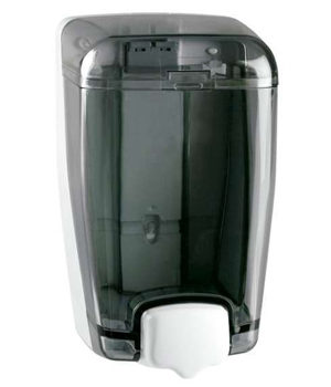 Saboneteira Plastica Azur Preta Transparente 1L
