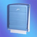 Dispensador Toalhas Mao Zig-Zag Azul