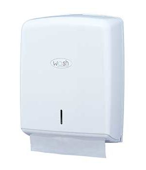 Dispensador Toalhas Mao Zig-Zag Branco 1un