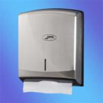 Dispensador Toalhas Mao Zig-Zag Cinza