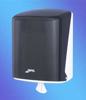 Dispensador Toalhas Rolo Extracao Central Fumado