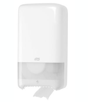 Dispensador Duplo Papel Higienico TORK T6 Cor Branco