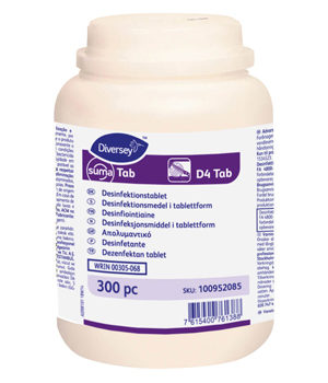 Lixivia em Pastilhas Suma Tab D4 Tab 300un