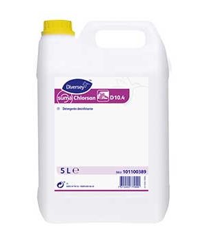Detergente Suma D10.4 Clorado p / Limpeza Desinfeção 5L