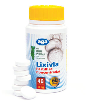 Lixivia em Pastilha Sólida (1 Pastilha Para 6 Litros) 48un