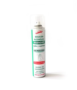 Solução Álcool Gel Higienizante Spray Tecidos / Superf. 400ml
