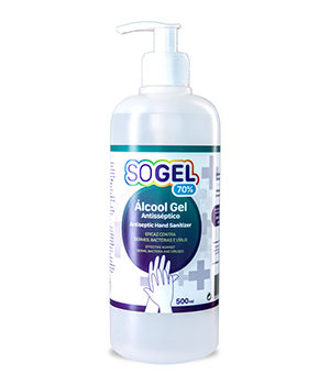 Gel Higienizante Desinfetante c / Doseador Mãos 500m