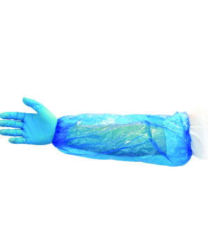 Manga Proteção c / Elásticos Azul (Marcação CE) 25g 100un