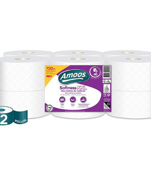 Papel Higiénico Doméstico 60mts 3Fls Softness XXL 12 Rolos