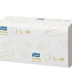Toalhas Mão ZigZag 23x22,6cm TORK H3 Premium Branco
