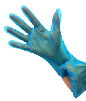 Luvas Polymer s / Pó Azul Tamanho L Pack 200un